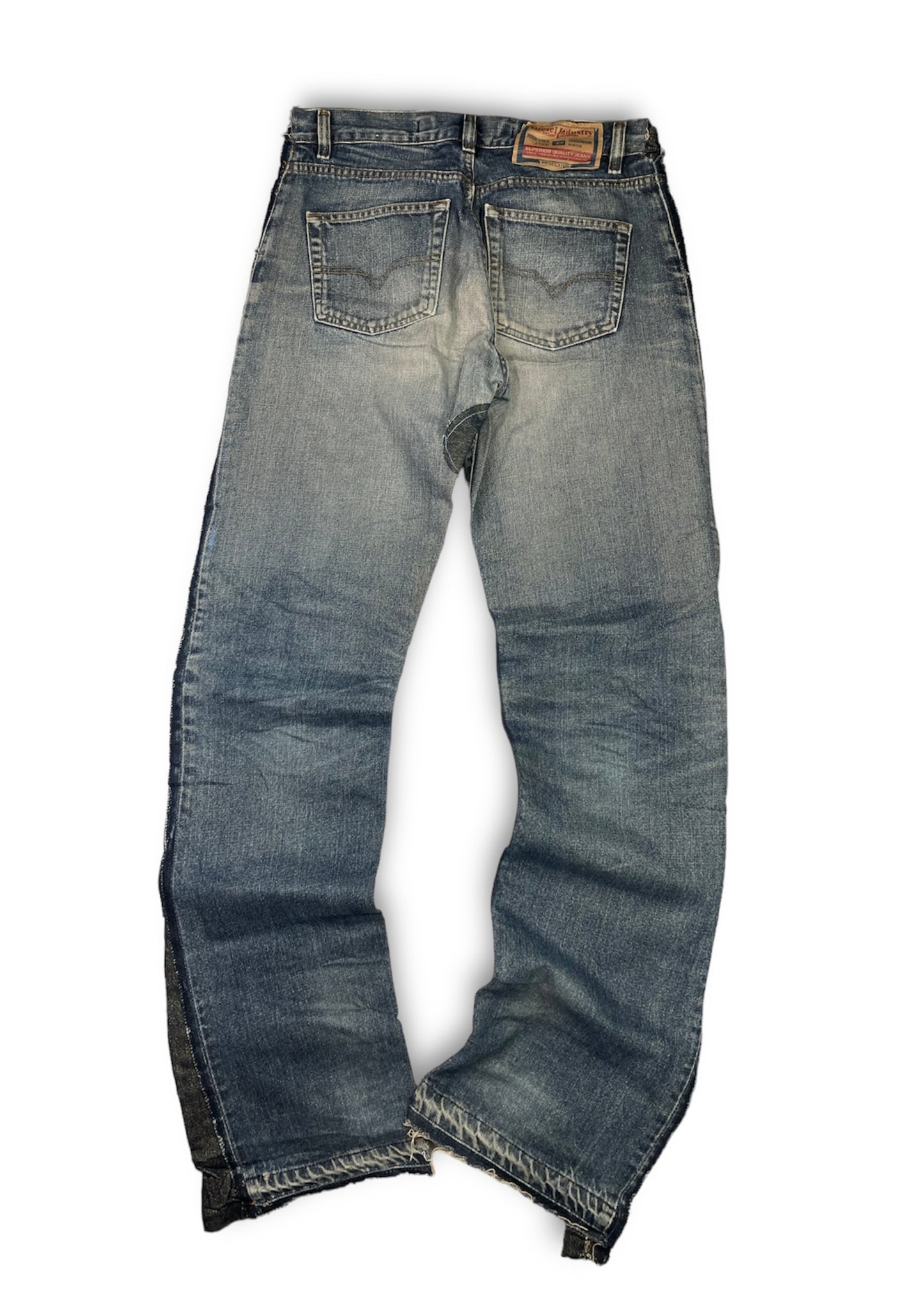 Vintage Rare Diesel Industry Reworked Denim