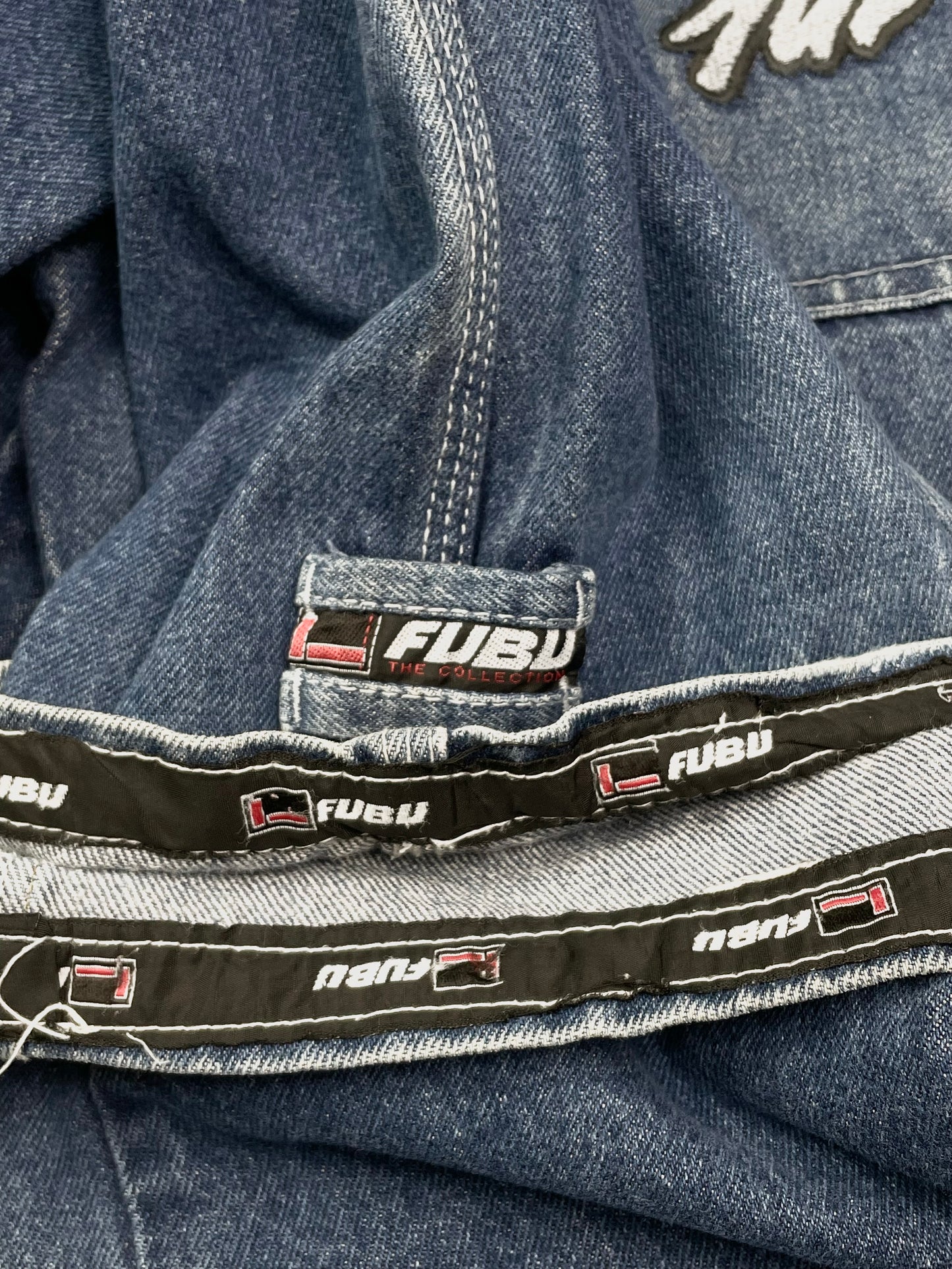 Vintage Fubu Embroidered Workwear denim pants