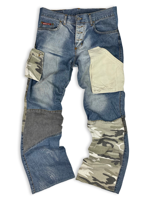 Vintage Reworked Hybrid Denim pants