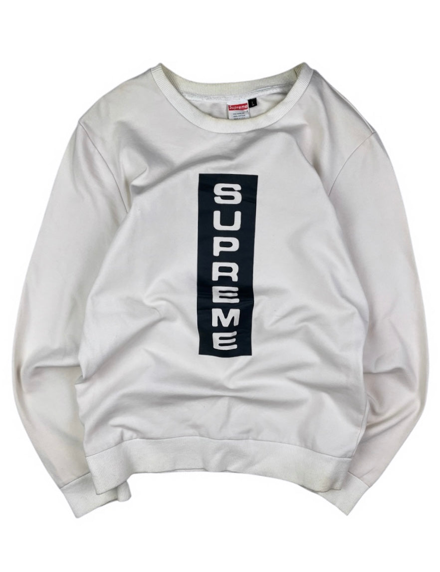 00’s Supreme Vertical Spellout Crewneck