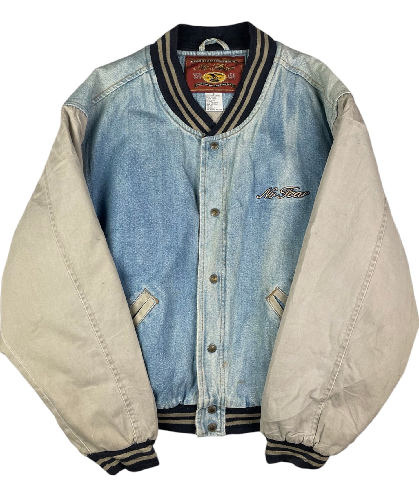 Vintage No fear Varsity jacket