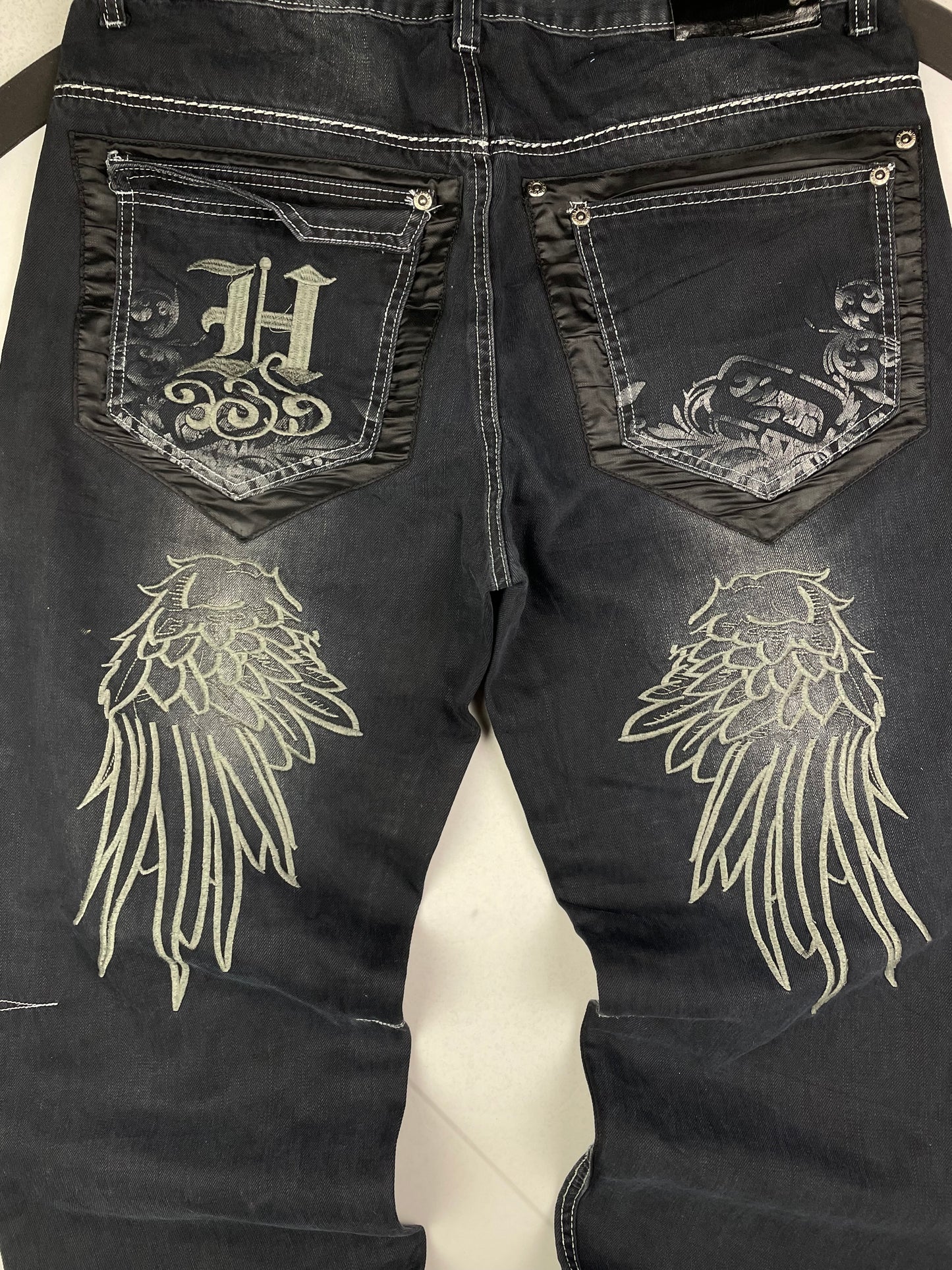 Vintage Y2k Embroidered Denim pants