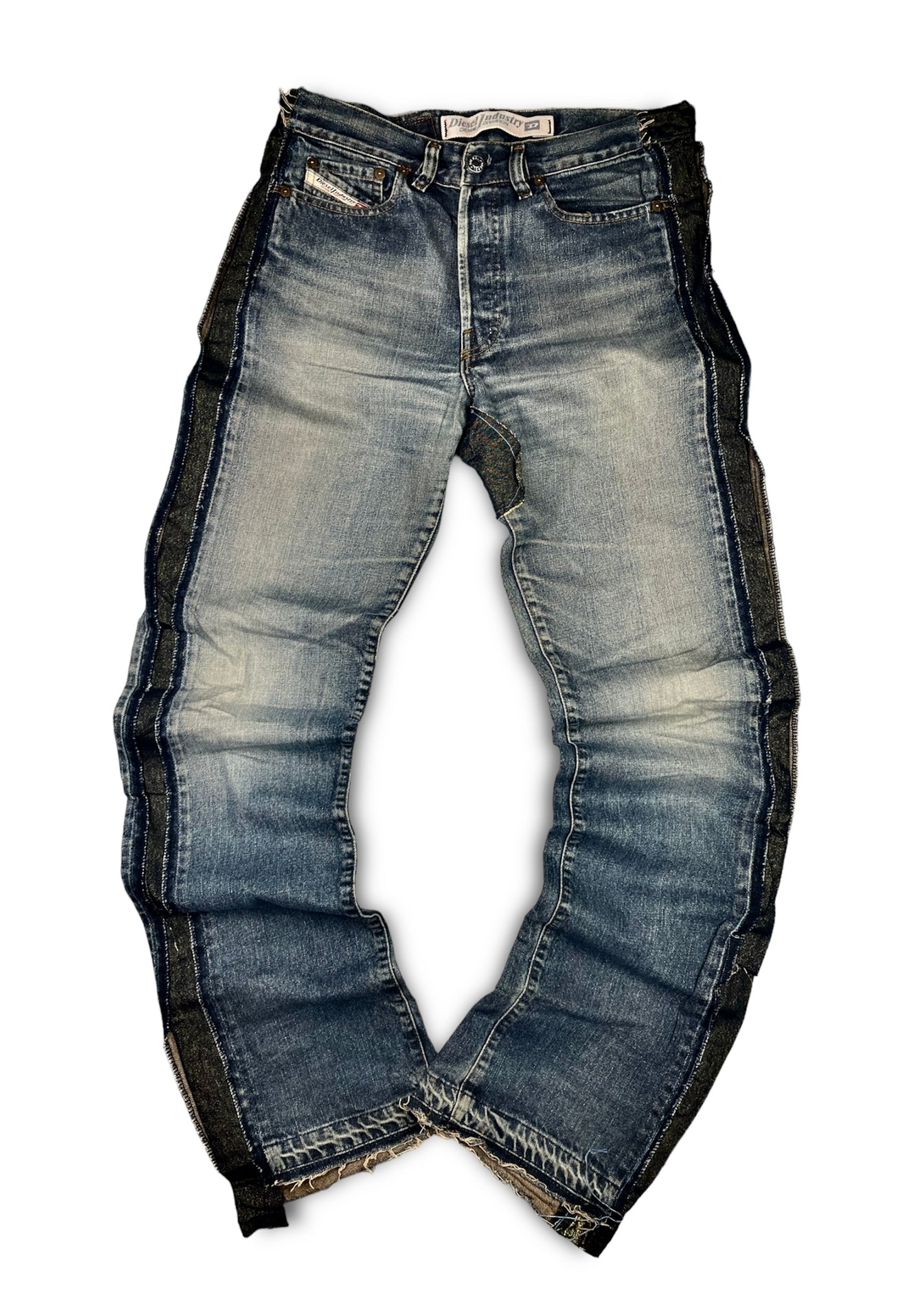 Vintage Rare Diesel Industry Reworked Denim