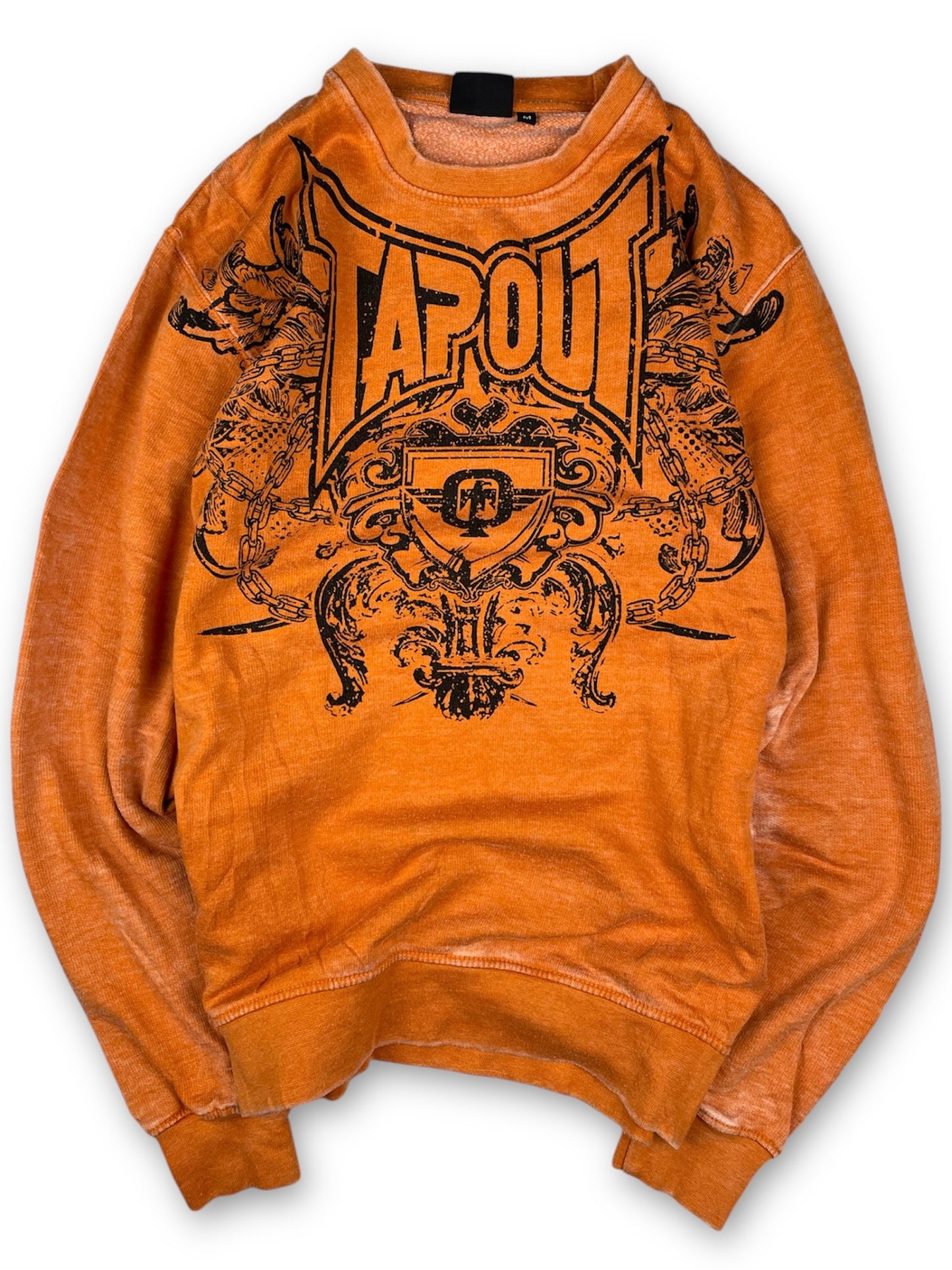 Y2k TAPOUT faded crewneck