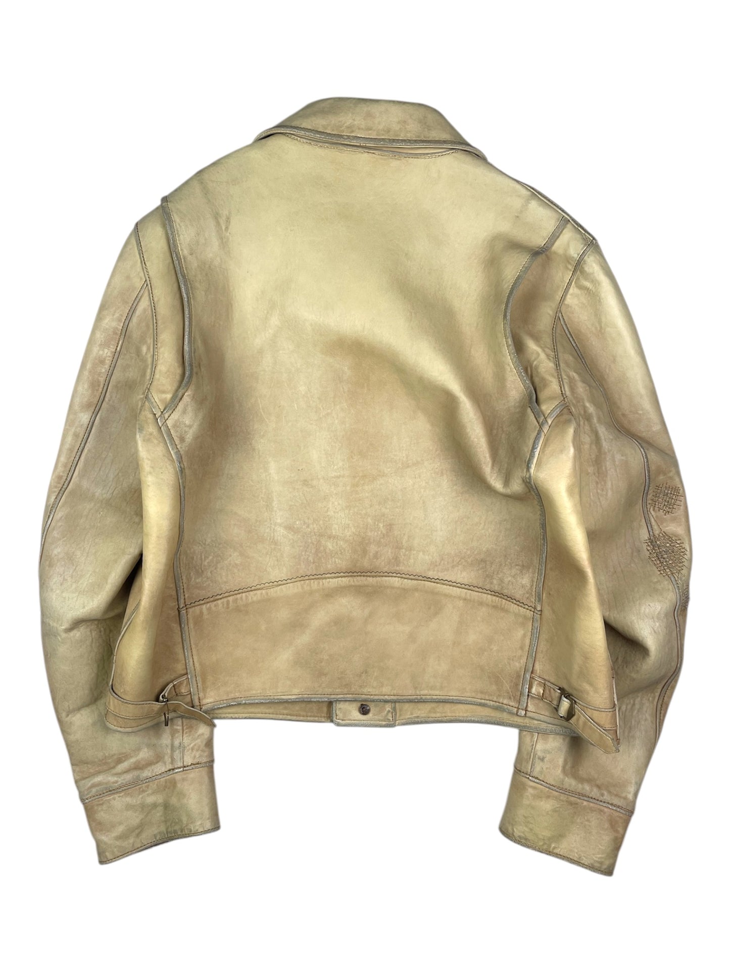 Vintage Ralph Laurent Distressed Leather jacket