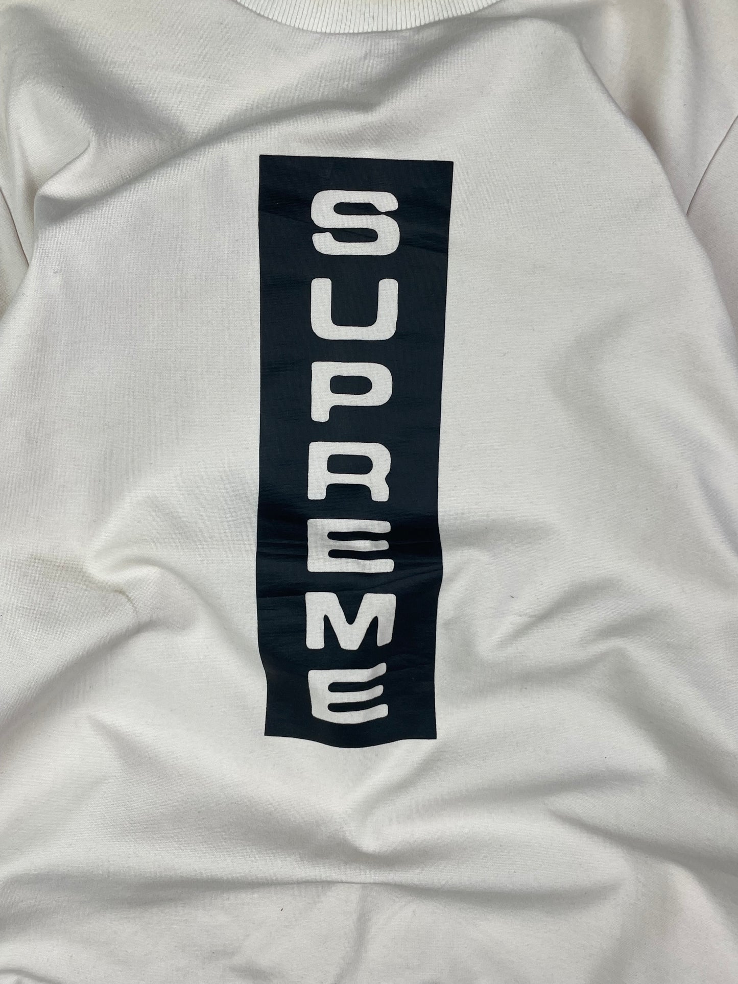 00’s Supreme Vertical Spellout Crewneck