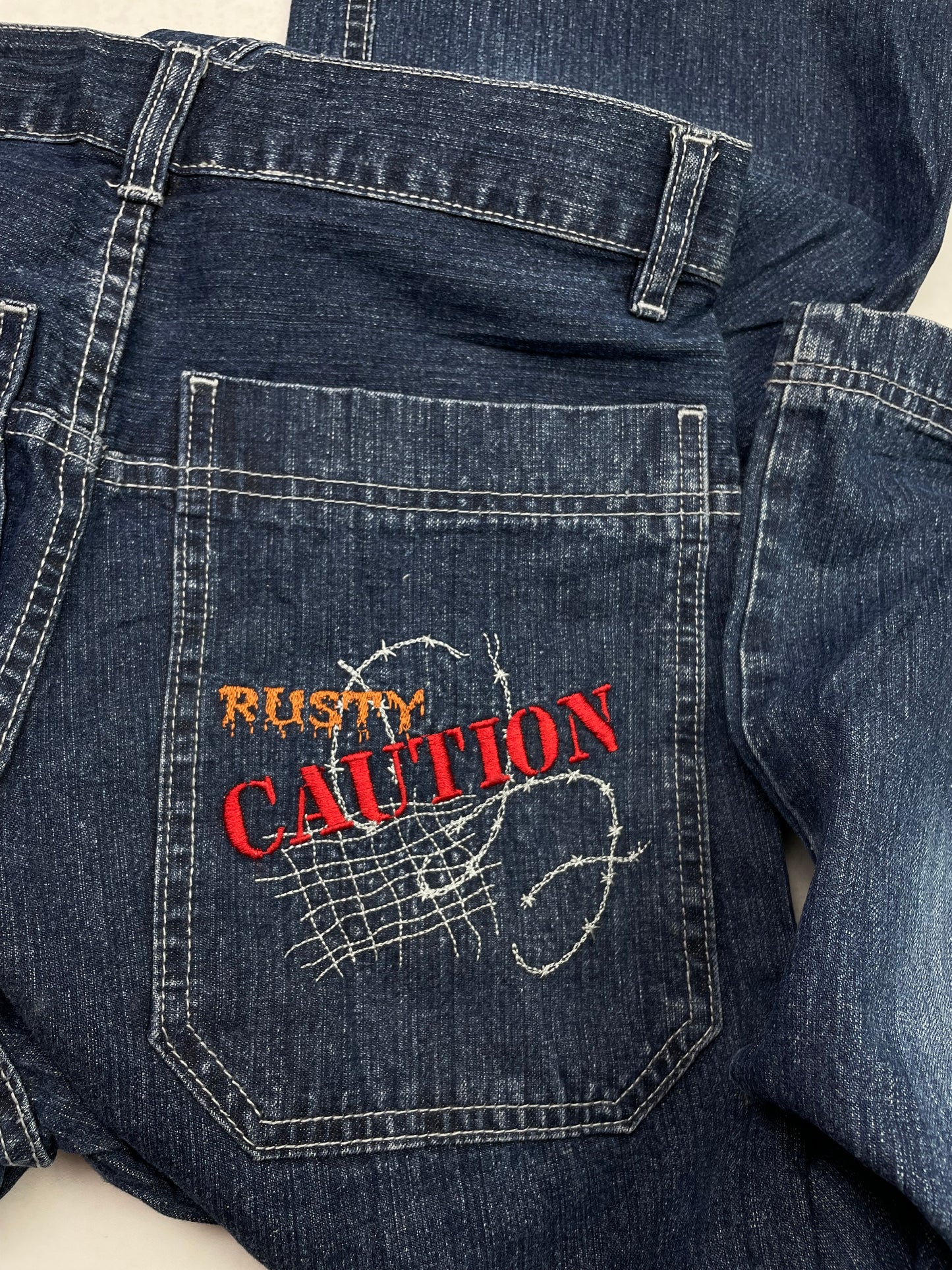 Vintage Y2k Embroidered Denim