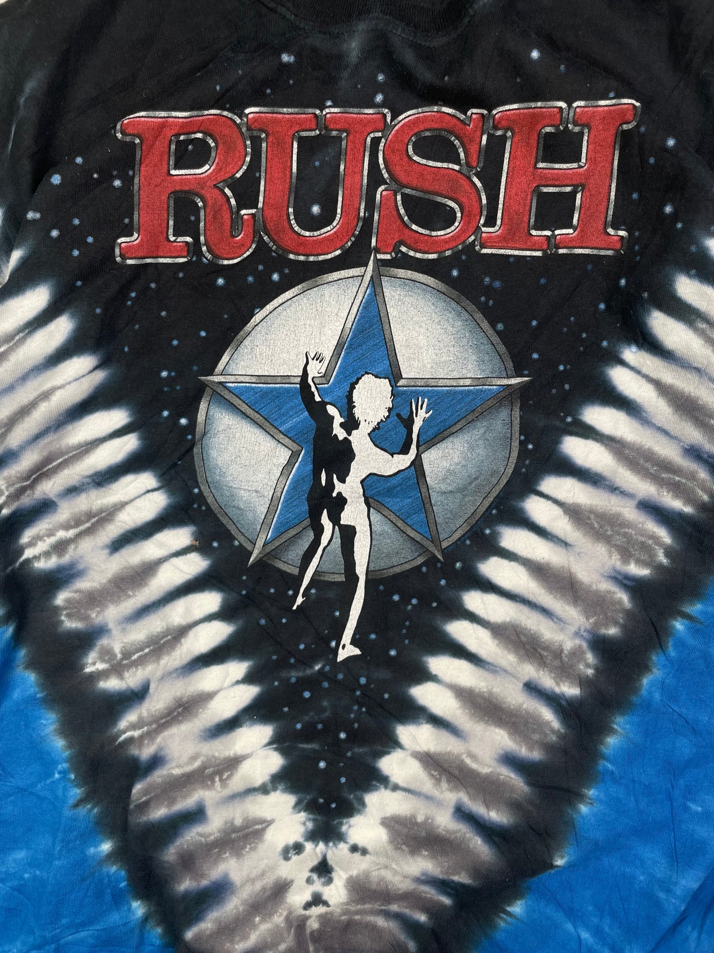 Vintage “Rush” Liquid Blue tee