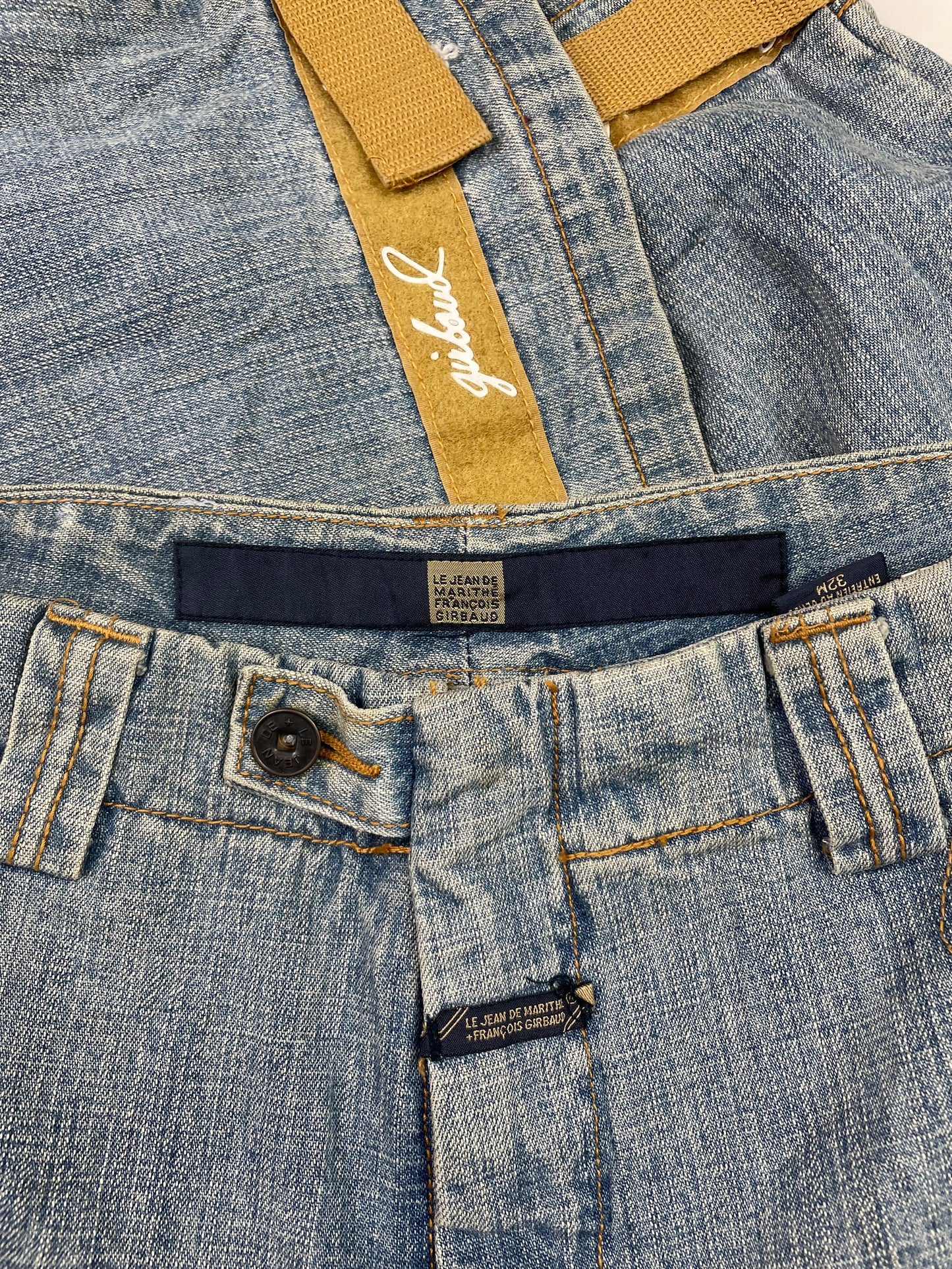 Vintage Marithe François Girbaud Strap denim