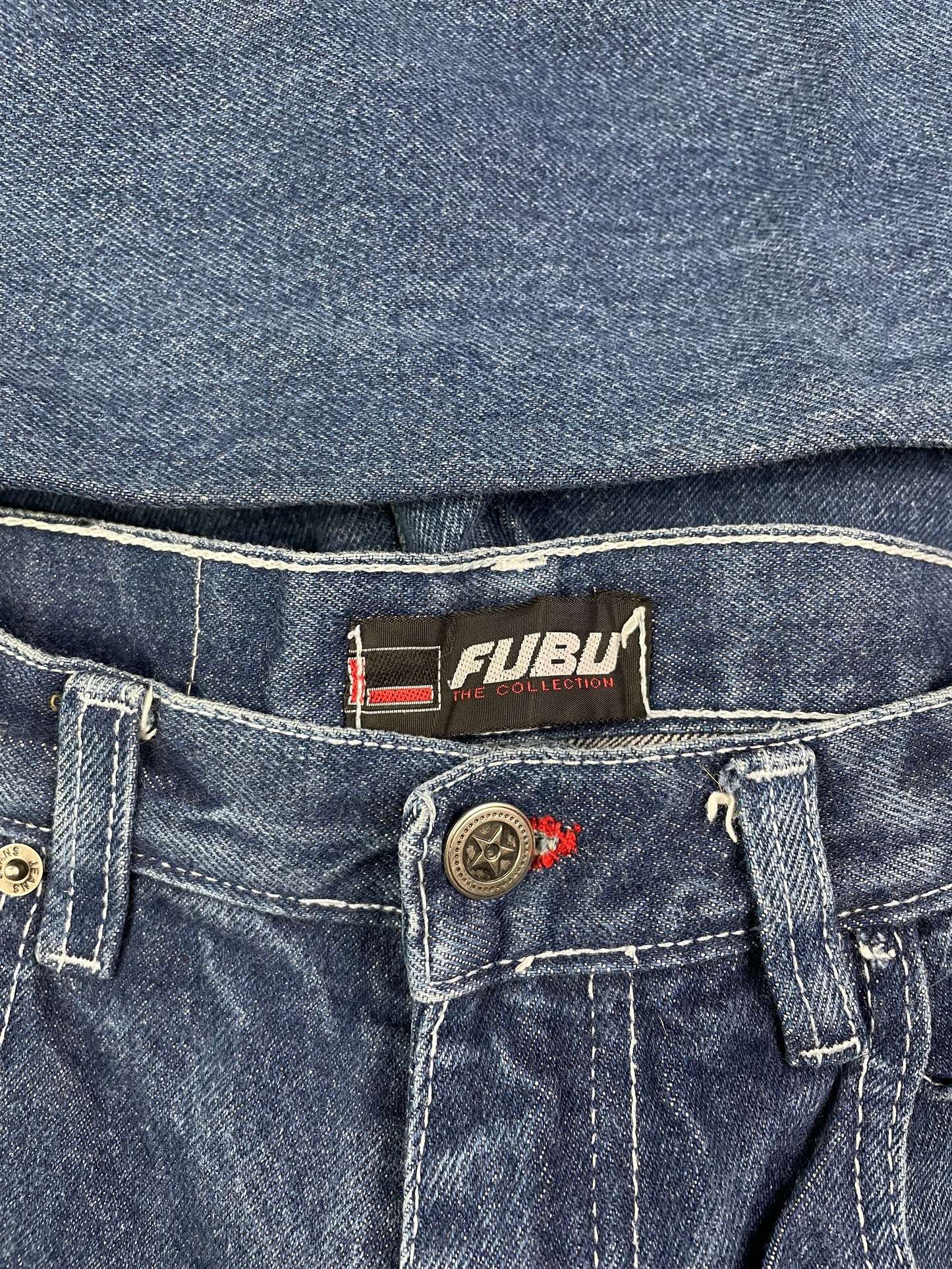 Vintage Fubu Embroidered Workwear denim pants