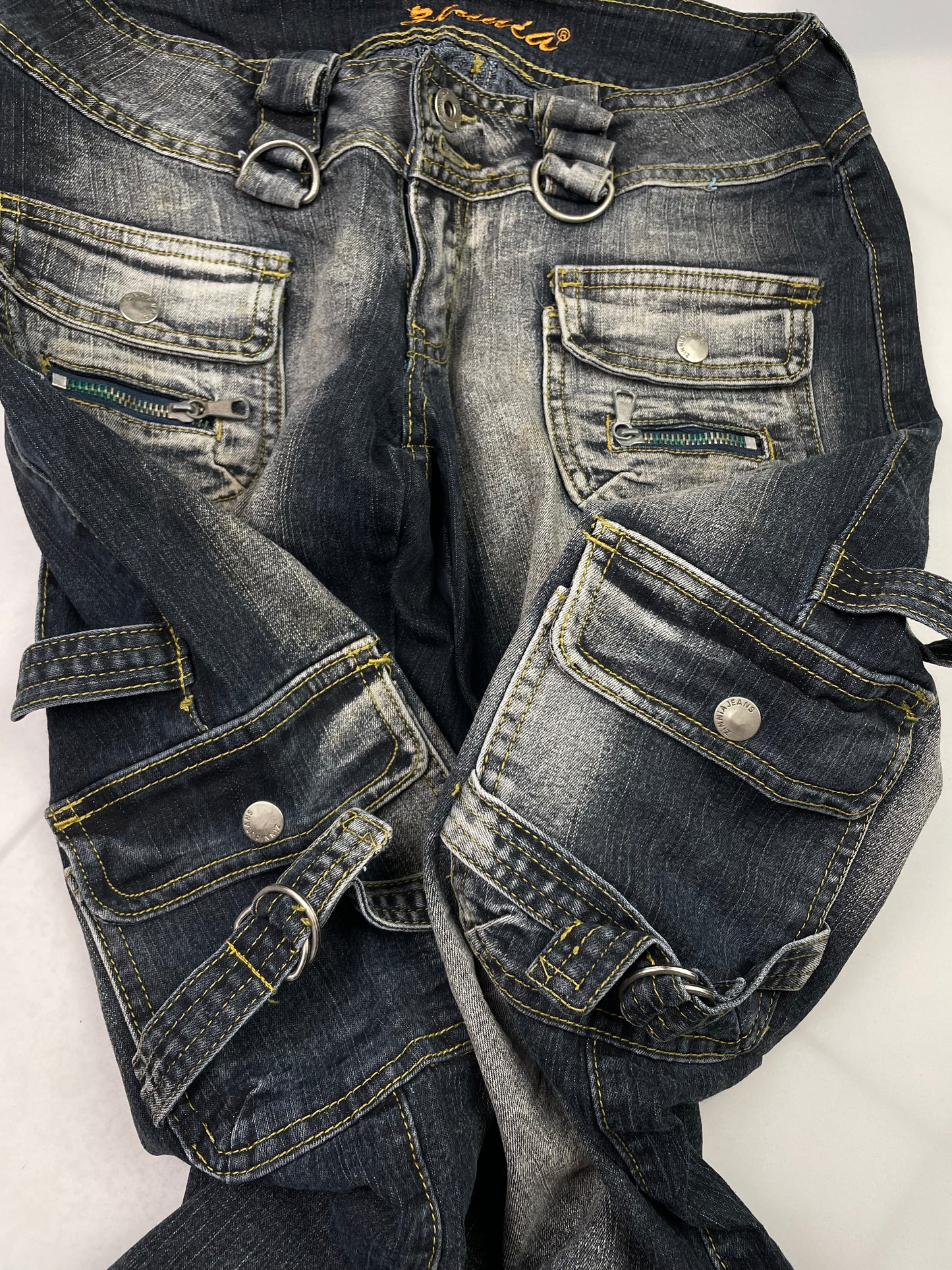 Vintage Japanese Raver Cargo Denim